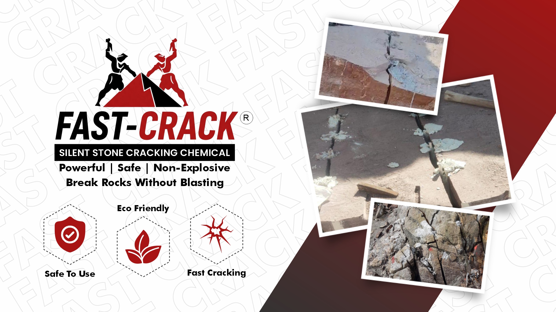 SILENT STONE CRACKING CHEMICAL